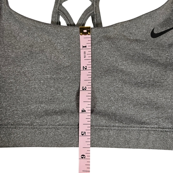 Nike Sports Bra, Heather Grey, Medium - Picture 9 of 11